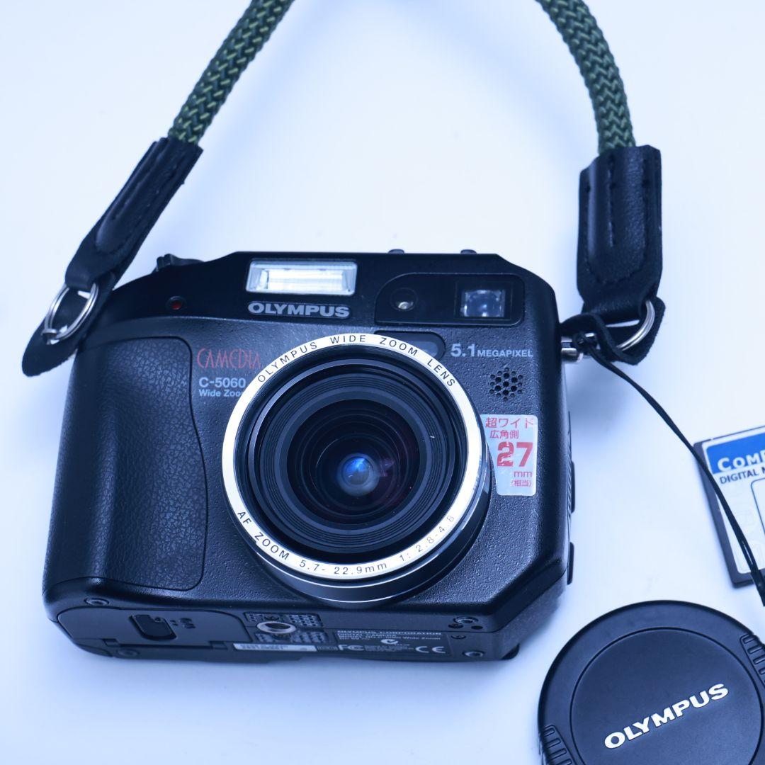 スマホ転送可 OLYMPUS オリンパス C-5060 電池充電器メモリーカード
