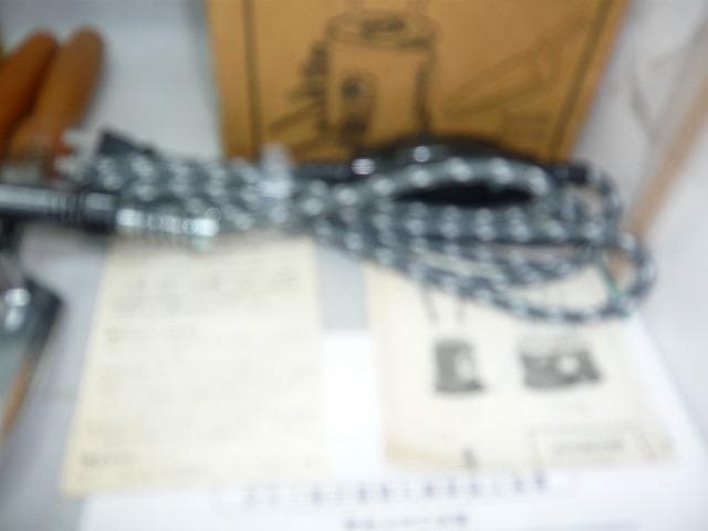 未使用展示品　美品　タキイ和裁電化鏝 和裁コテ　和裁こて　タキイ製　鏝２本付