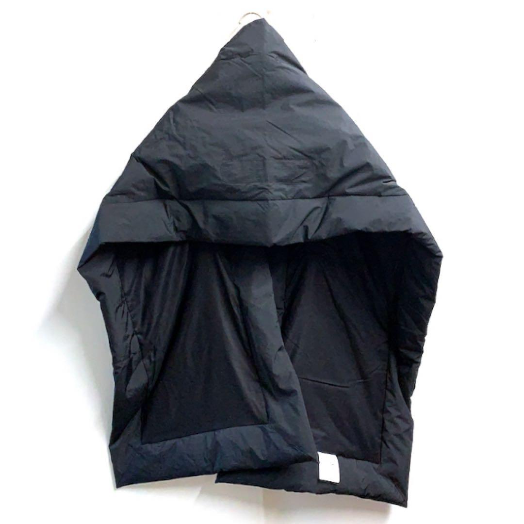 【19AW VOAAOV ビッグダウンストール ブラック】