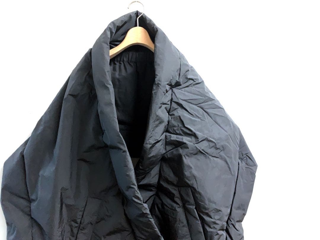 【19AW VOAAOV ビッグダウンストール ブラック】