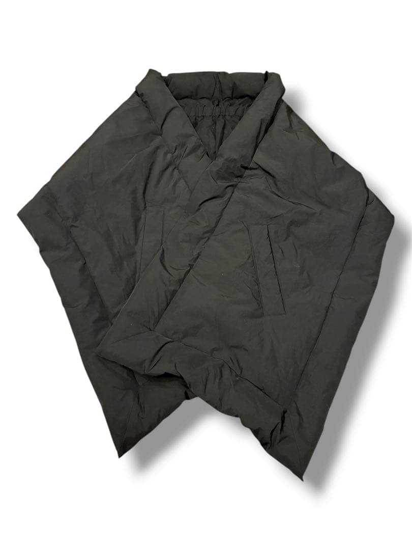 【19AW VOAAOV ビッグダウンストール ブラック】