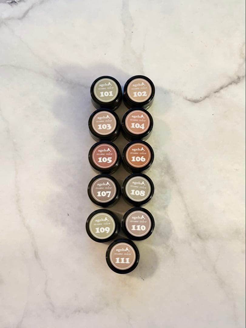 新品未使用 ageha アゲハ コスメカラー 11色セット