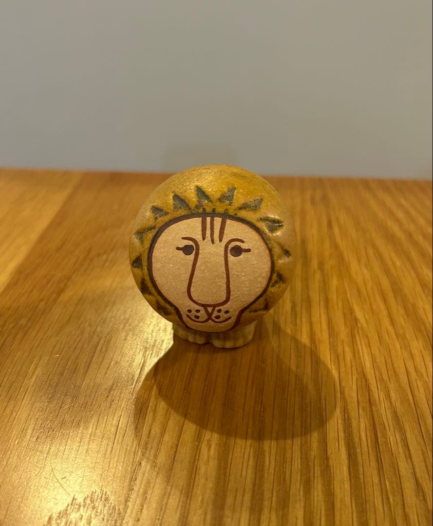 リサラーソン Lisa Larson ライオン 2個 セミミディアム ミニ