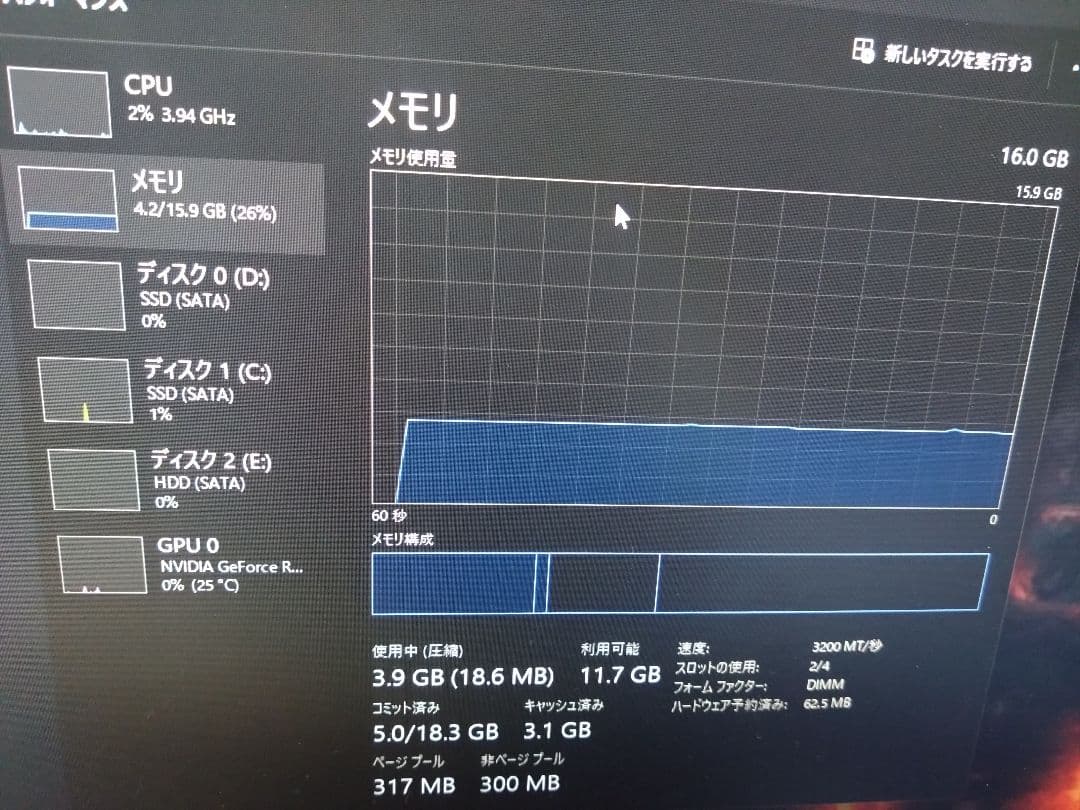 【最終値下げ】CENTURY DDR4 3200MHz 8GB×2枚 計16GB