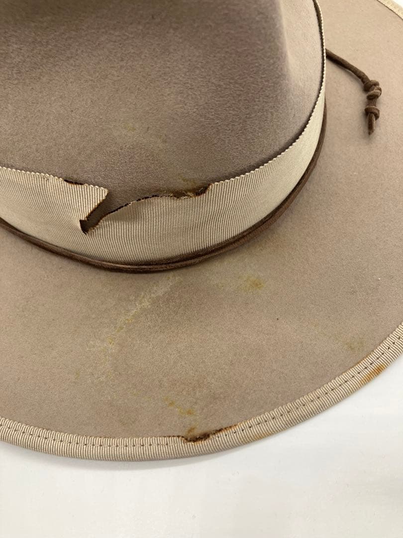 STETSON 60cm HAT ビンテージ　ステットソン　サンド