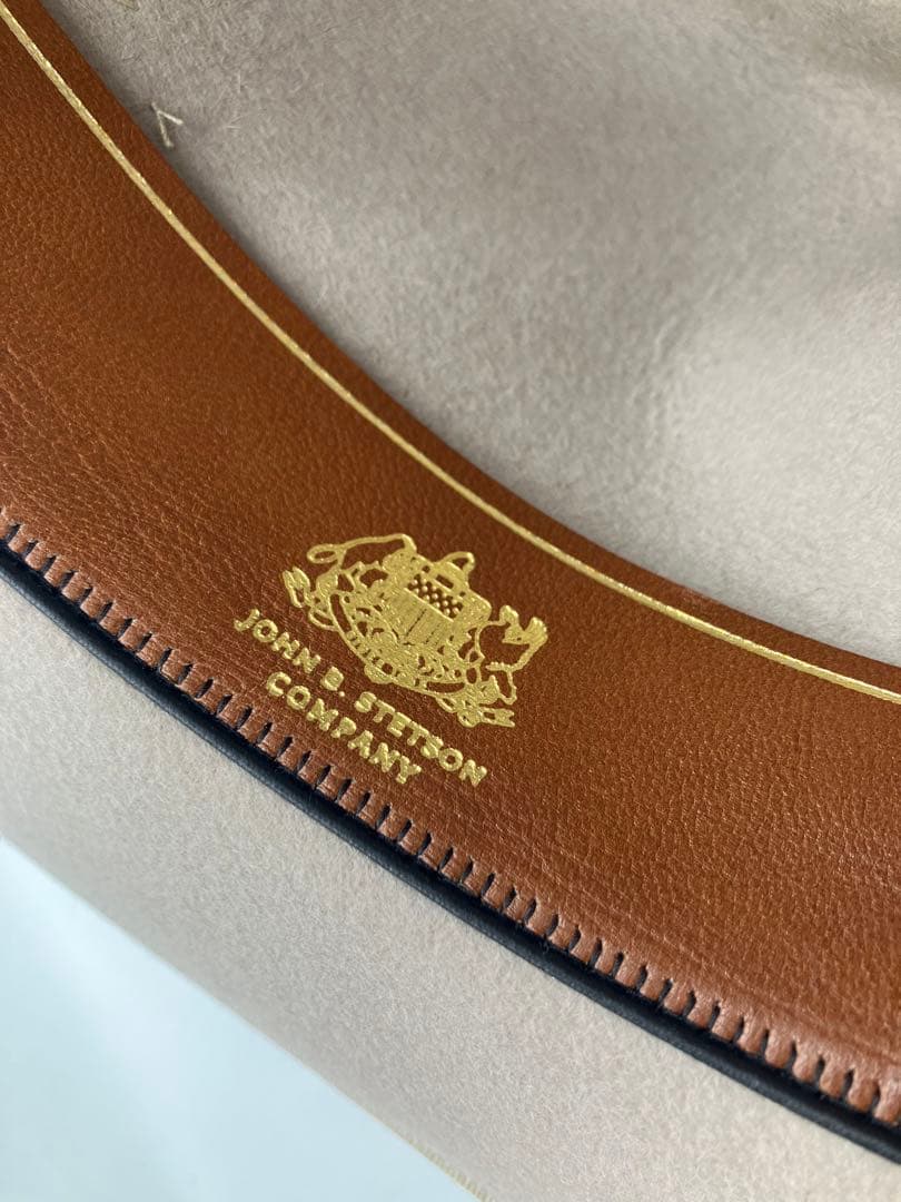 STETSON 60cm HAT ビンテージ　ステットソン　サンド