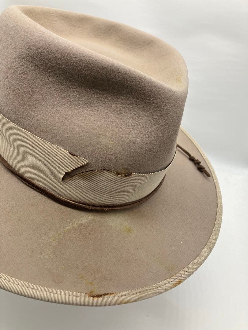 STETSON 60cm HAT ビンテージ　ステットソン　サンド