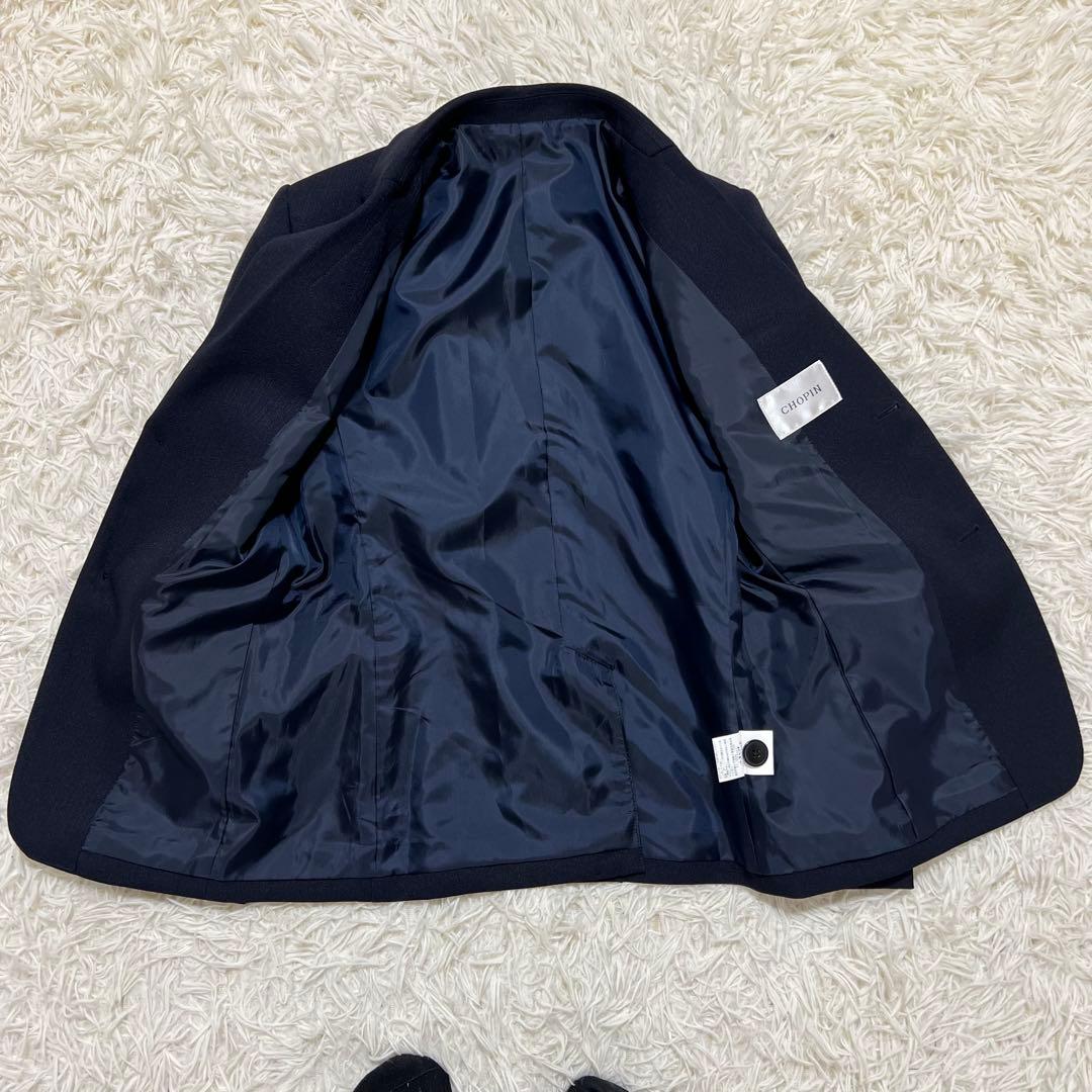 【美品】ショパン　フォーマルスーツ　5点セット　男の子　150 ネイビー　卒業式