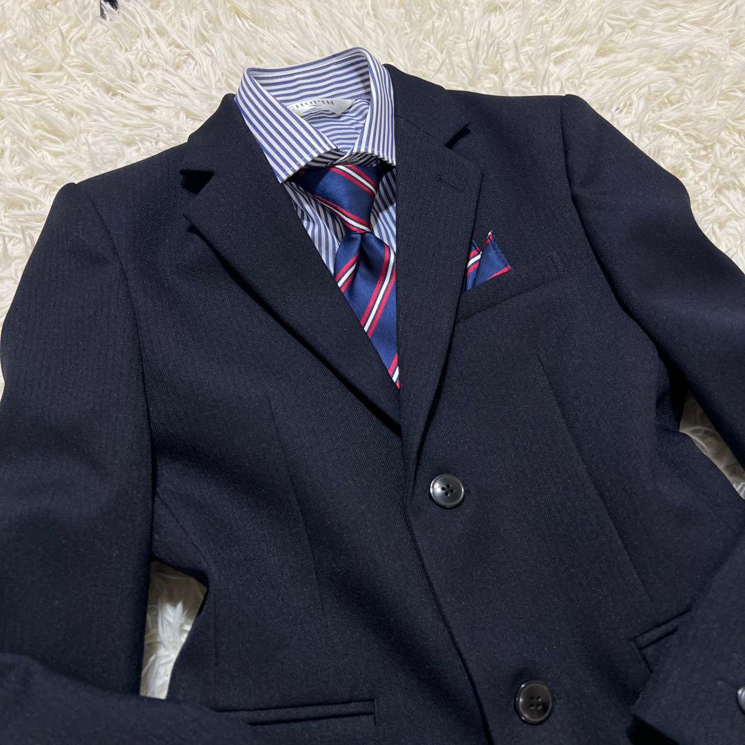 【美品】ショパン　フォーマルスーツ　5点セット　男の子　150 ネイビー　卒業式