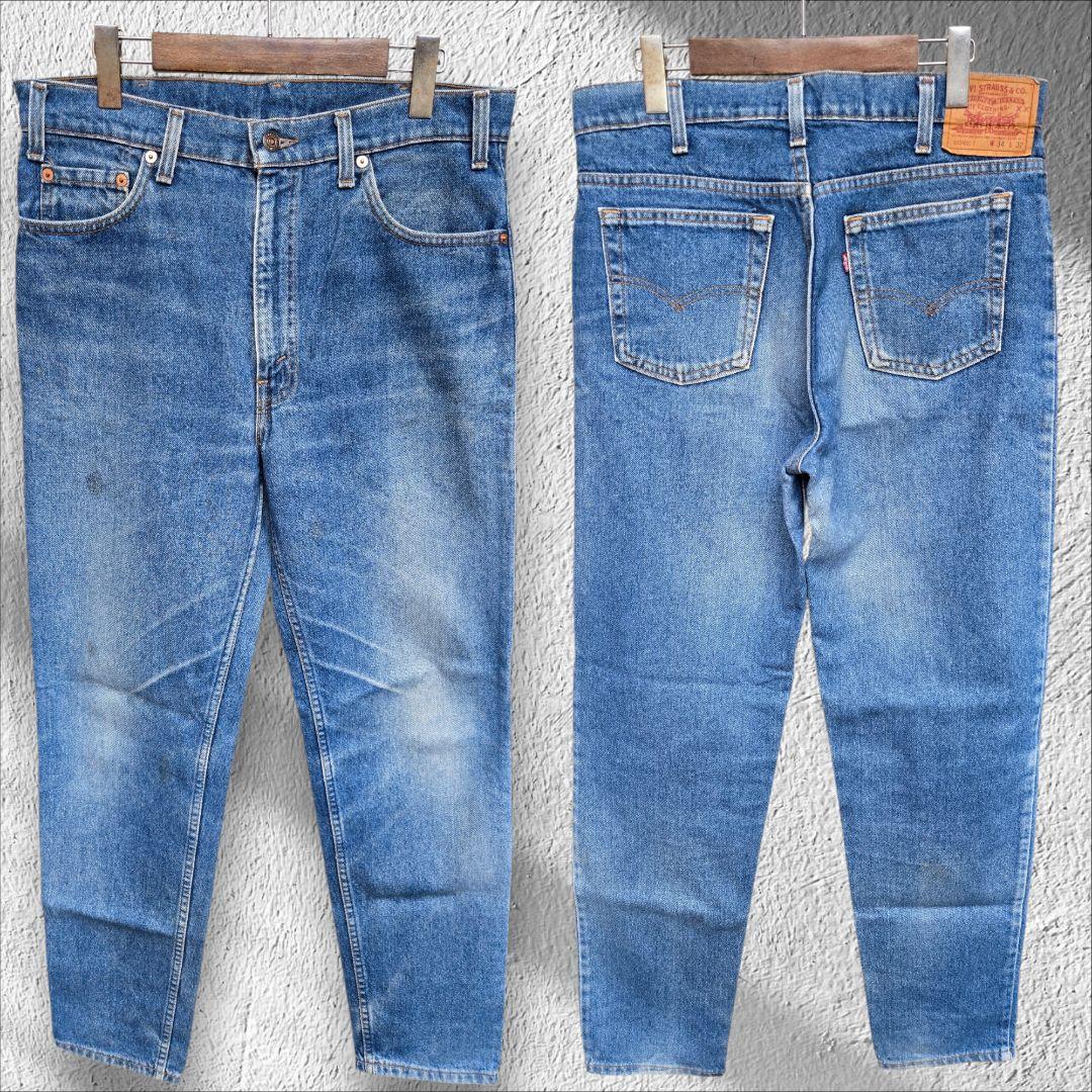 ​【USA製】90s Levi's 610 W34 刻印525 極太テーパード