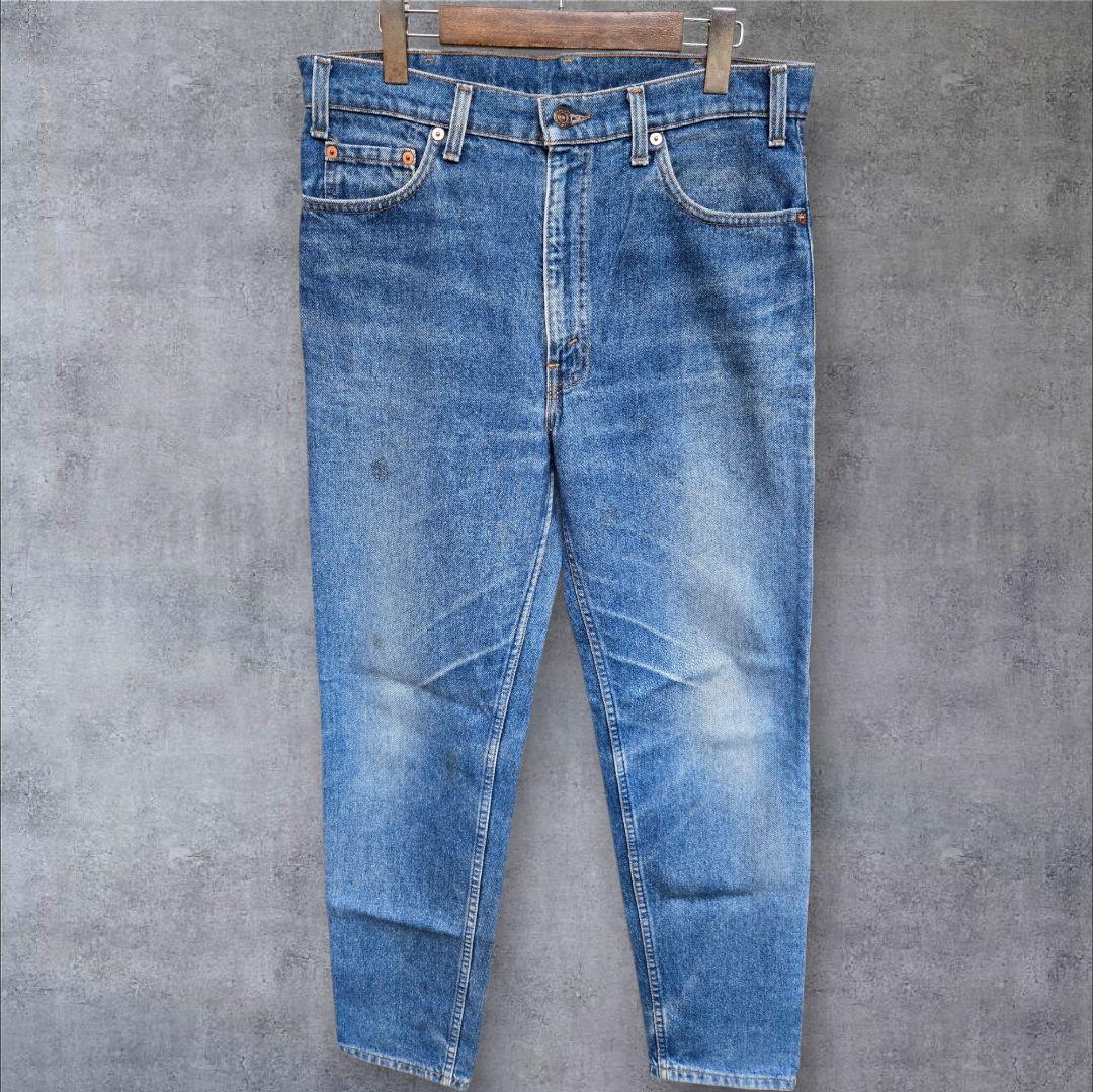 ​【USA製】90s Levi's 610 W34 刻印525 極太テーパード