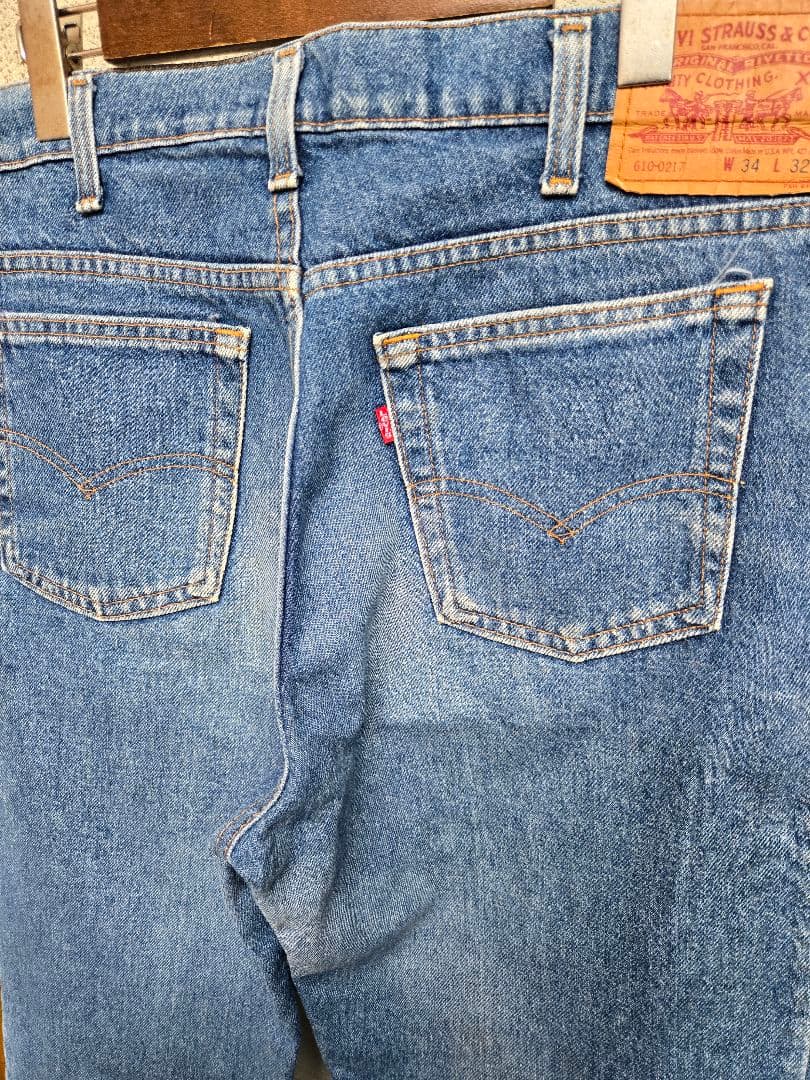 ​【USA製】90s Levi's 610 W34 刻印525 極太テーパード