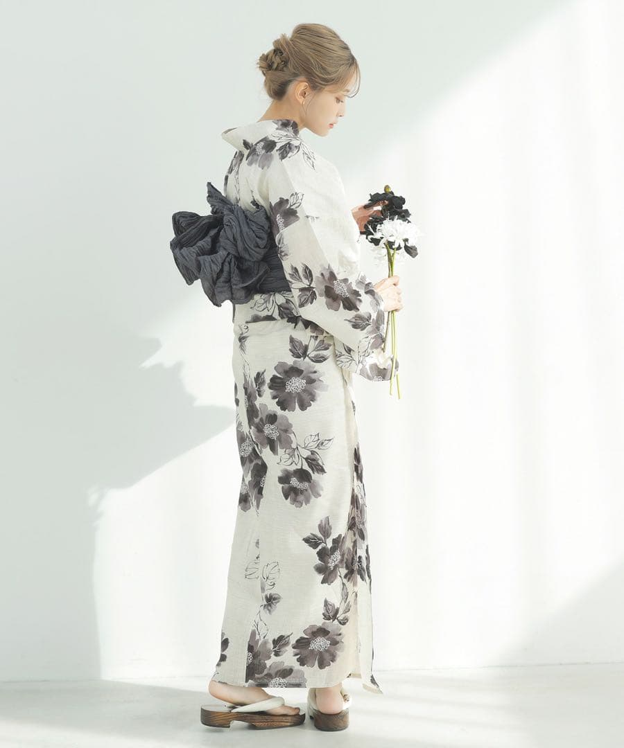 DITA 《京の水墨画》 1人で着られる浴衣5点セット