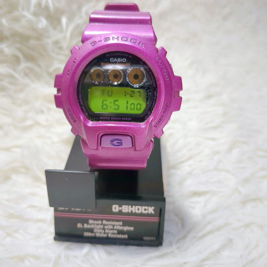 未使用 電池交換済 CASIO G-SHOCK DW-6900NB 希少パープル