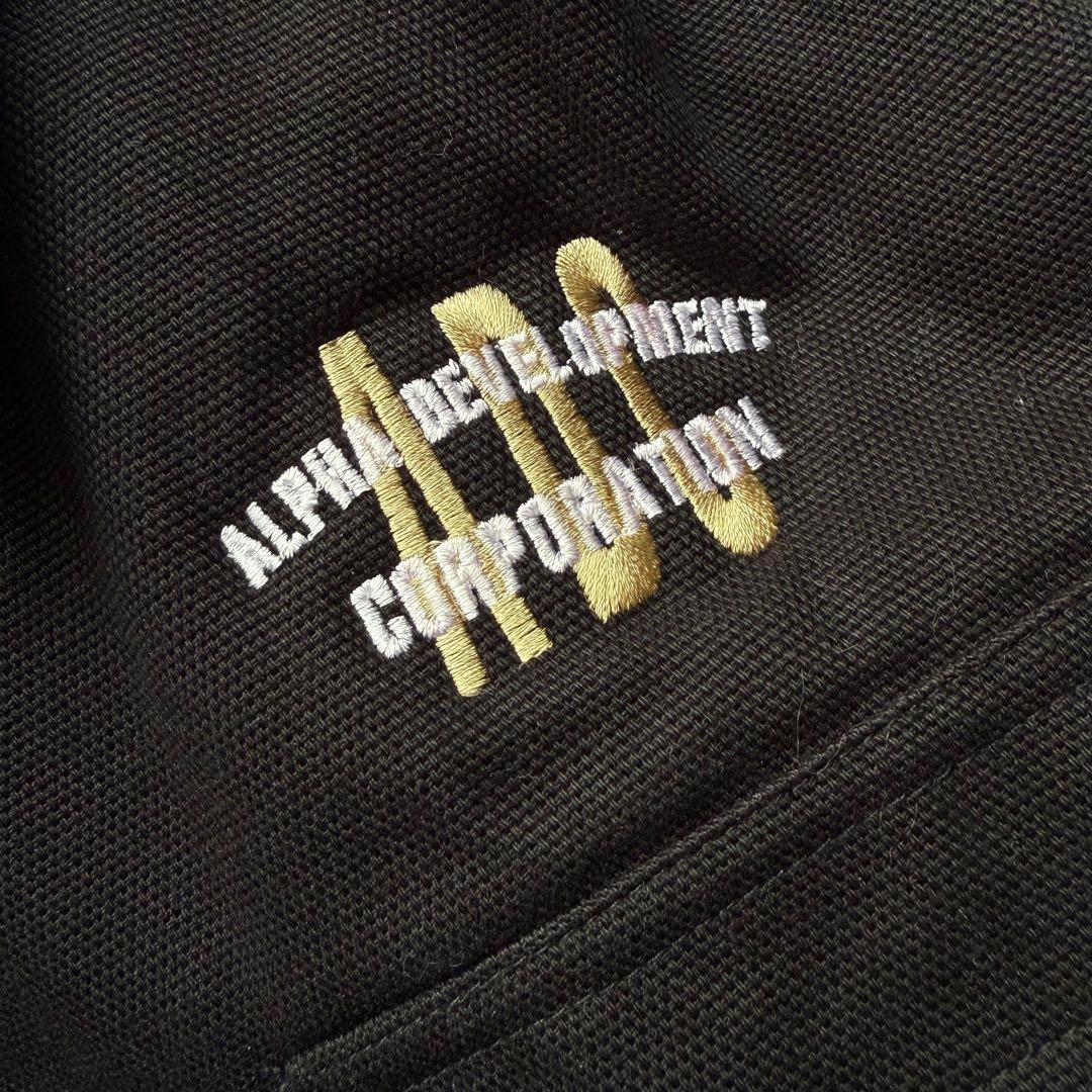 ダックチョアコート 企業ロゴ 黒 ビンテージ ワークジャケット カバーオール