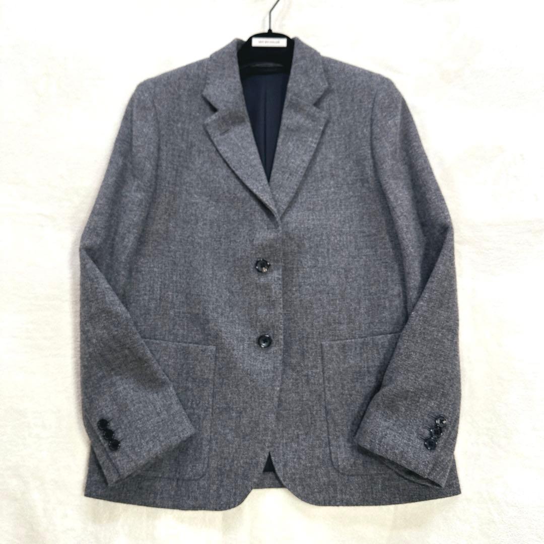 極美品 マーガレットハウエル テーラードジャケット シェットランドツイード