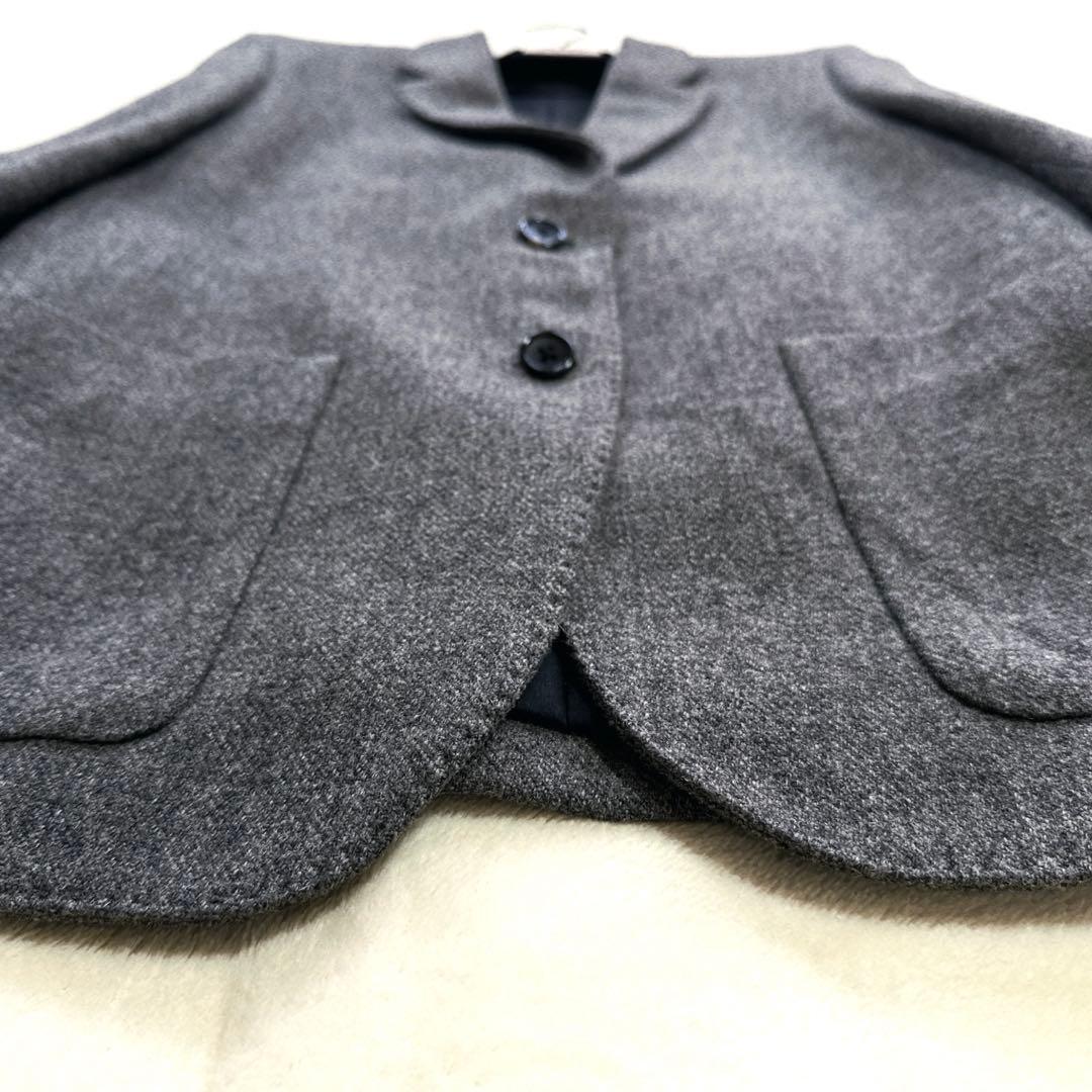 極美品 マーガレットハウエル テーラードジャケット シェットランドツイード