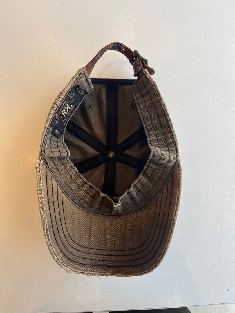 DOUBLE RL USA製　三つ星　初期デニムキャップ