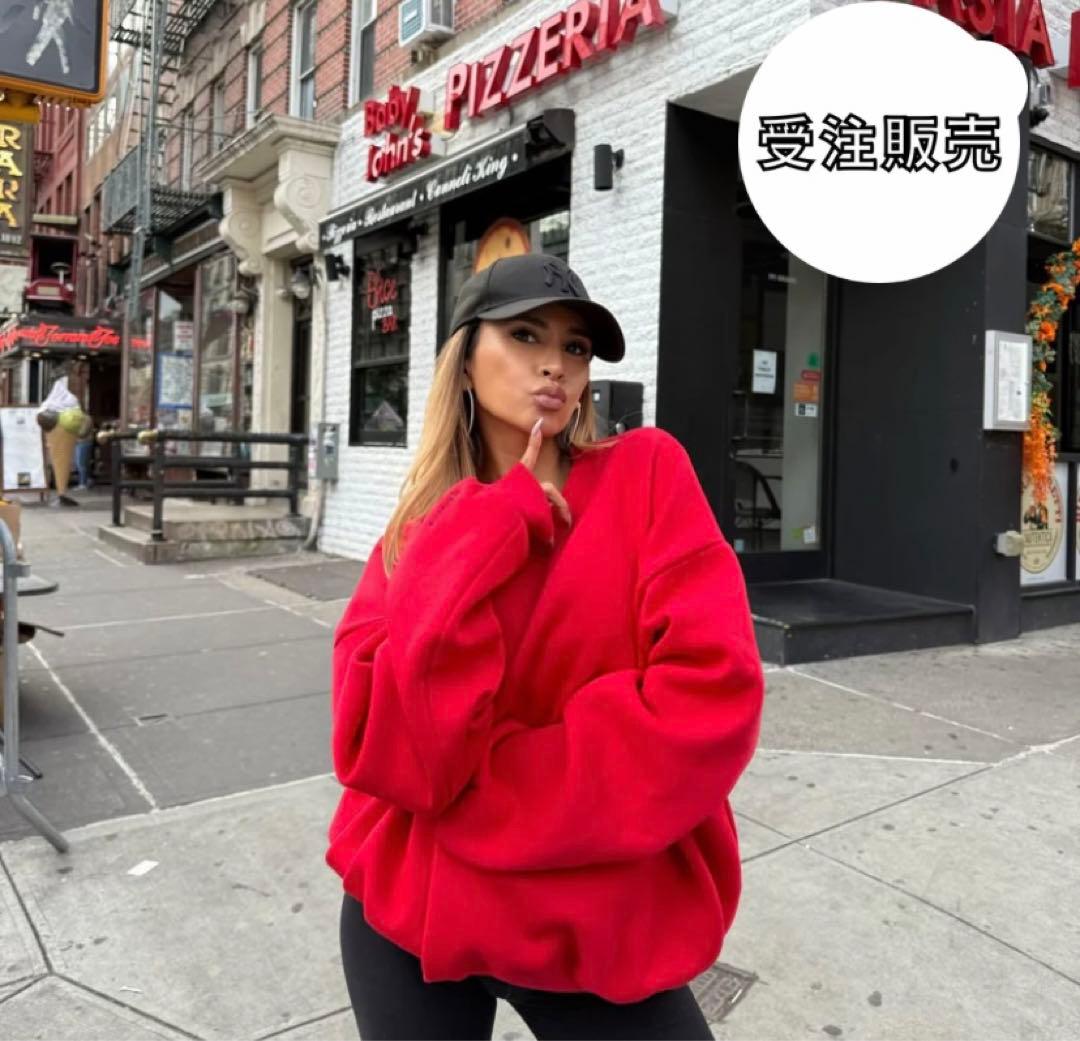 ANELATOKYO☆アネラトーキョー☆ローズ刺繍ドルマンスリーブスウェット☆