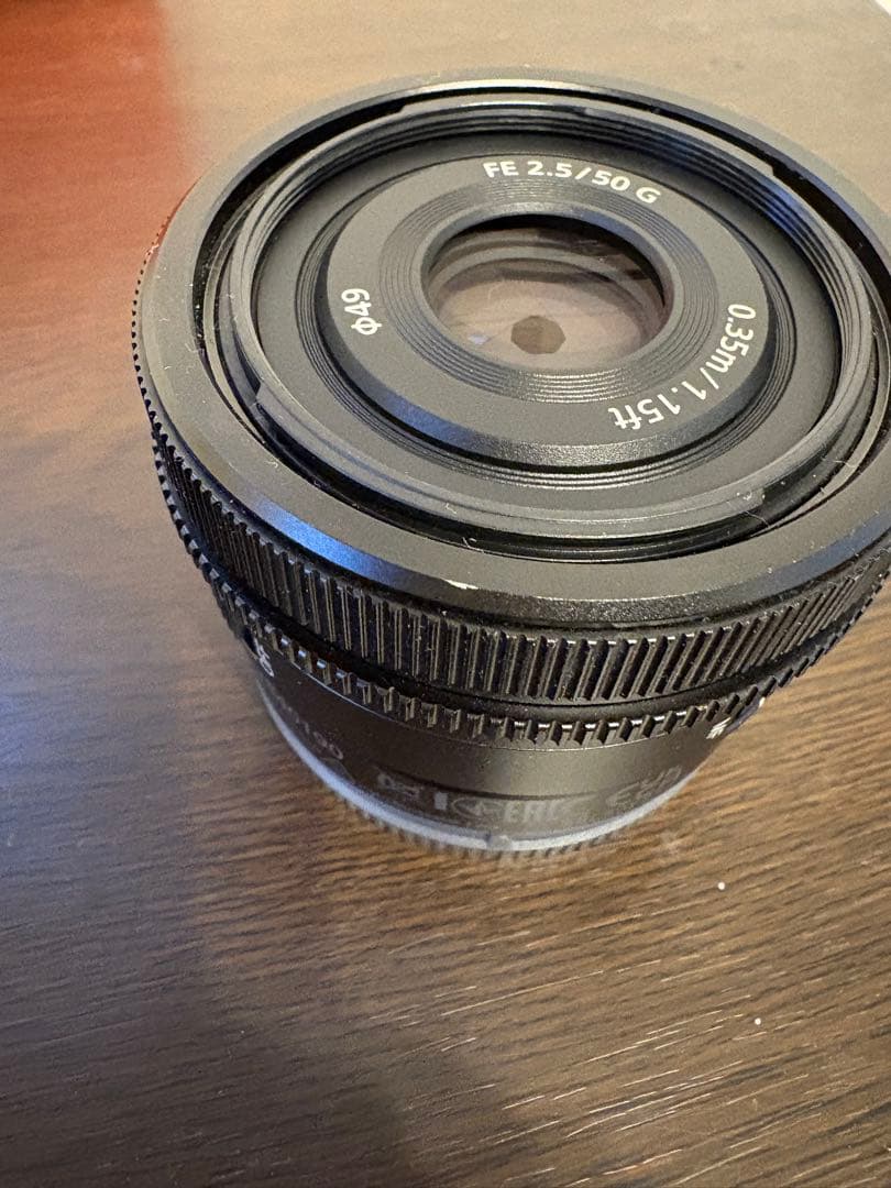 Sony FE 50mm F2.5 G レンズ