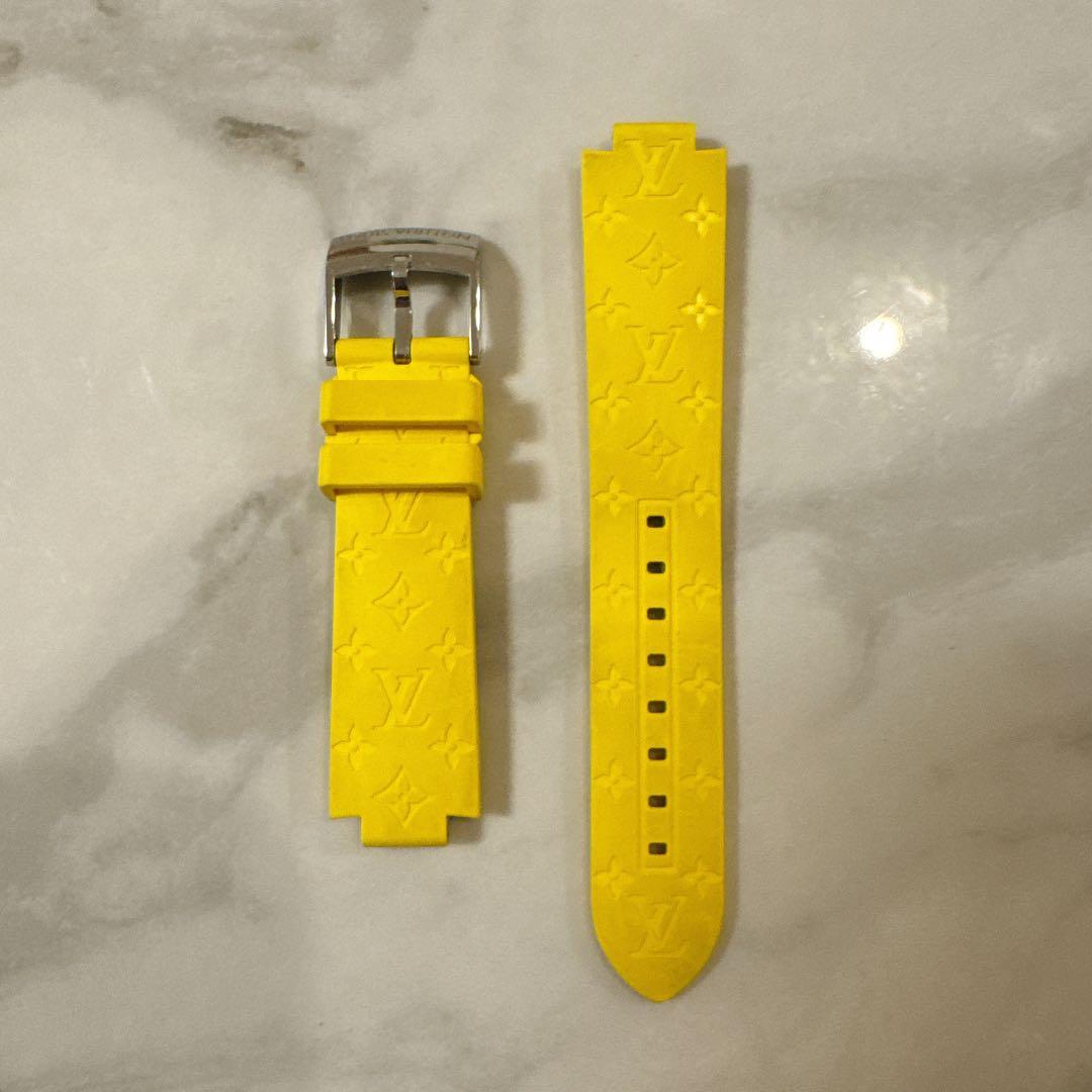 【LOUIS VUITTON】イエロー ラバーベルト