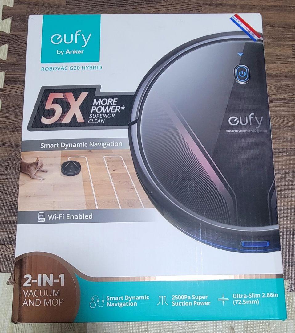 eufy ロボットG20 Hybrid掃除機 本体と付属品