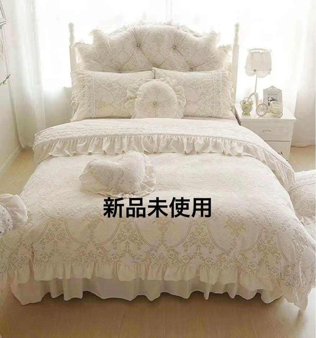 姫系 花柄 ベッドシーツセット シングル 新品未使用