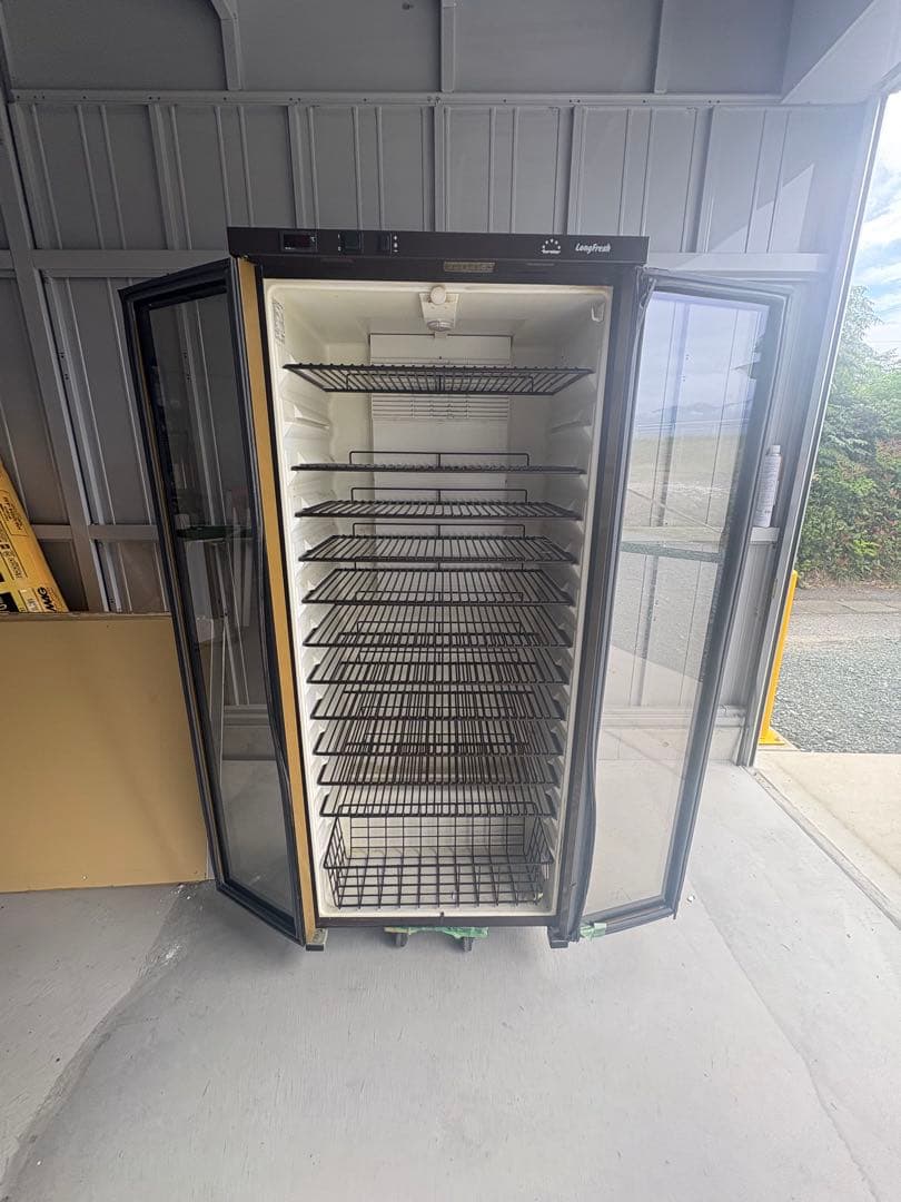 ダブル扉 ワインセラー ガラス扉