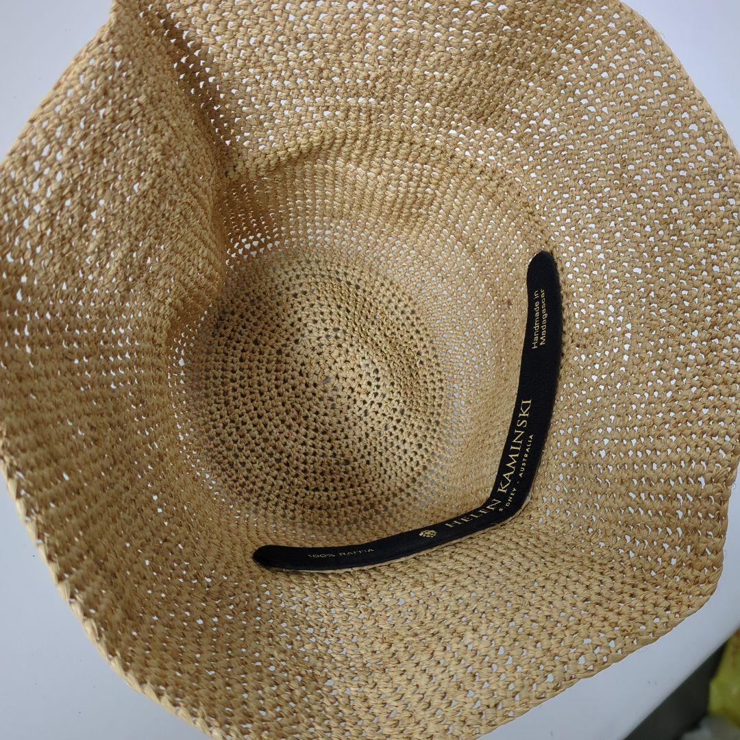 ヘレンカミンスキー ラフィア ハット 麦わら