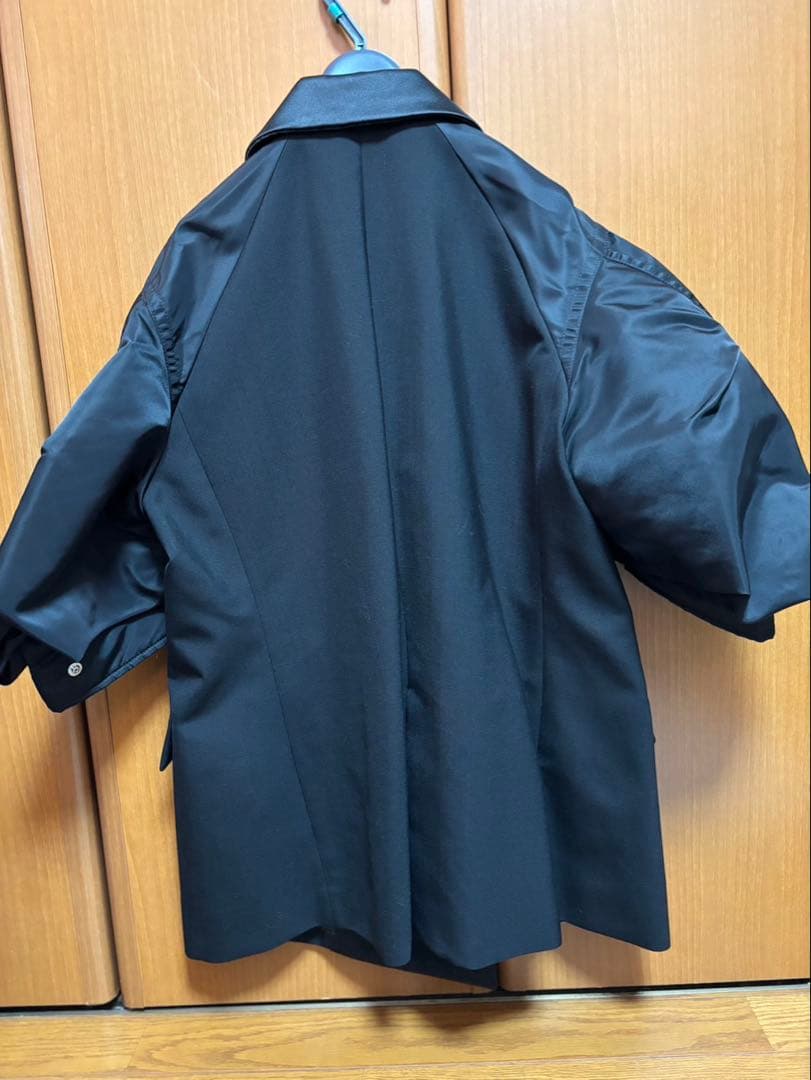sacai ブラック ジャケット　 MA-1 サイズ2 美品