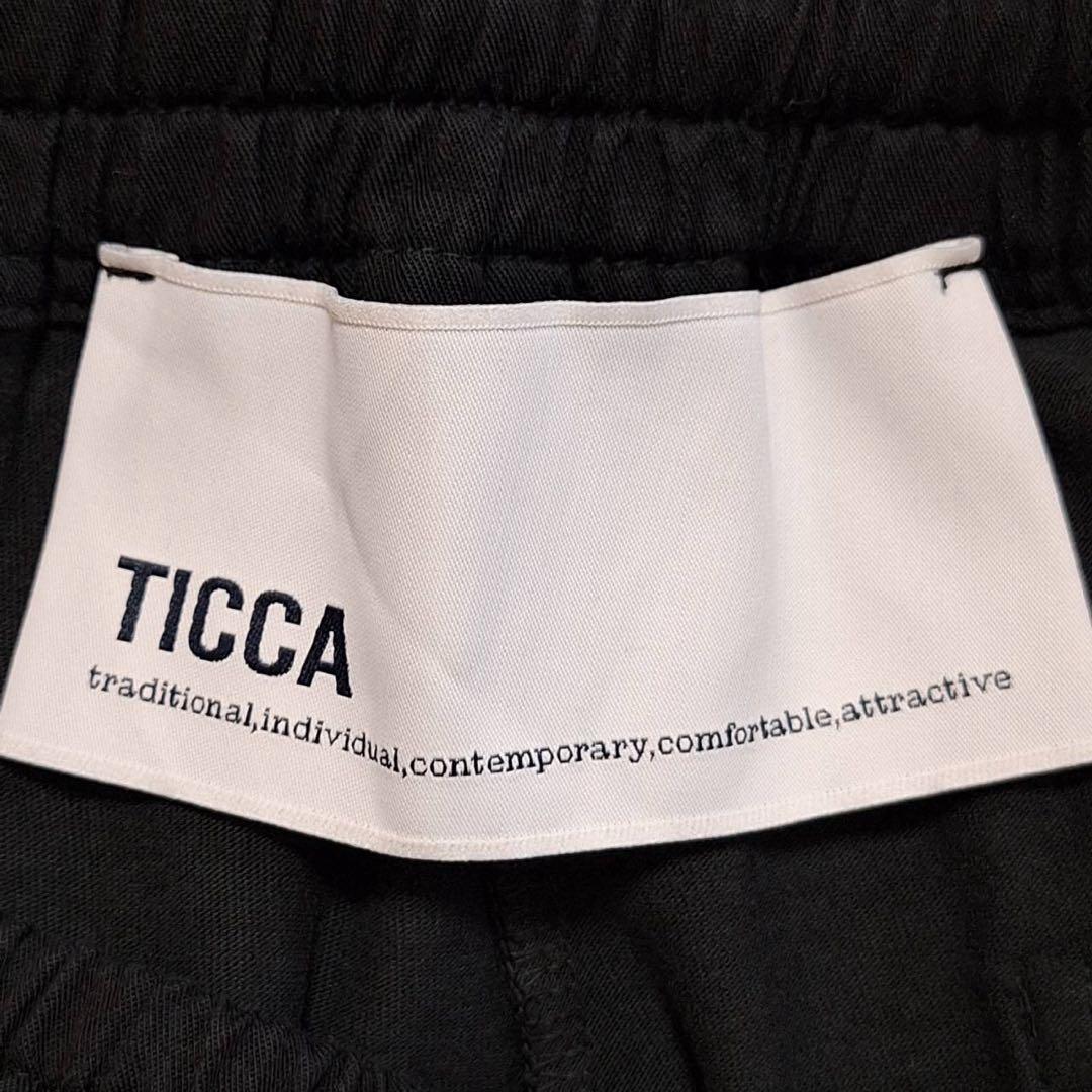 美品✨ティッカ 定価2.6万 完売品 アディクティブカーゴパンツ ブラック