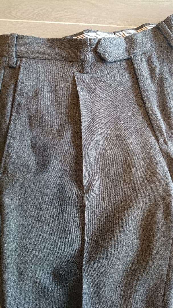 鎌倉シャツ スラックス イタリア製 46 美品