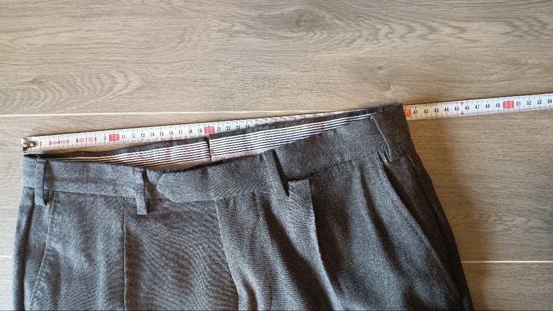 鎌倉シャツ スラックス イタリア製 46 美品