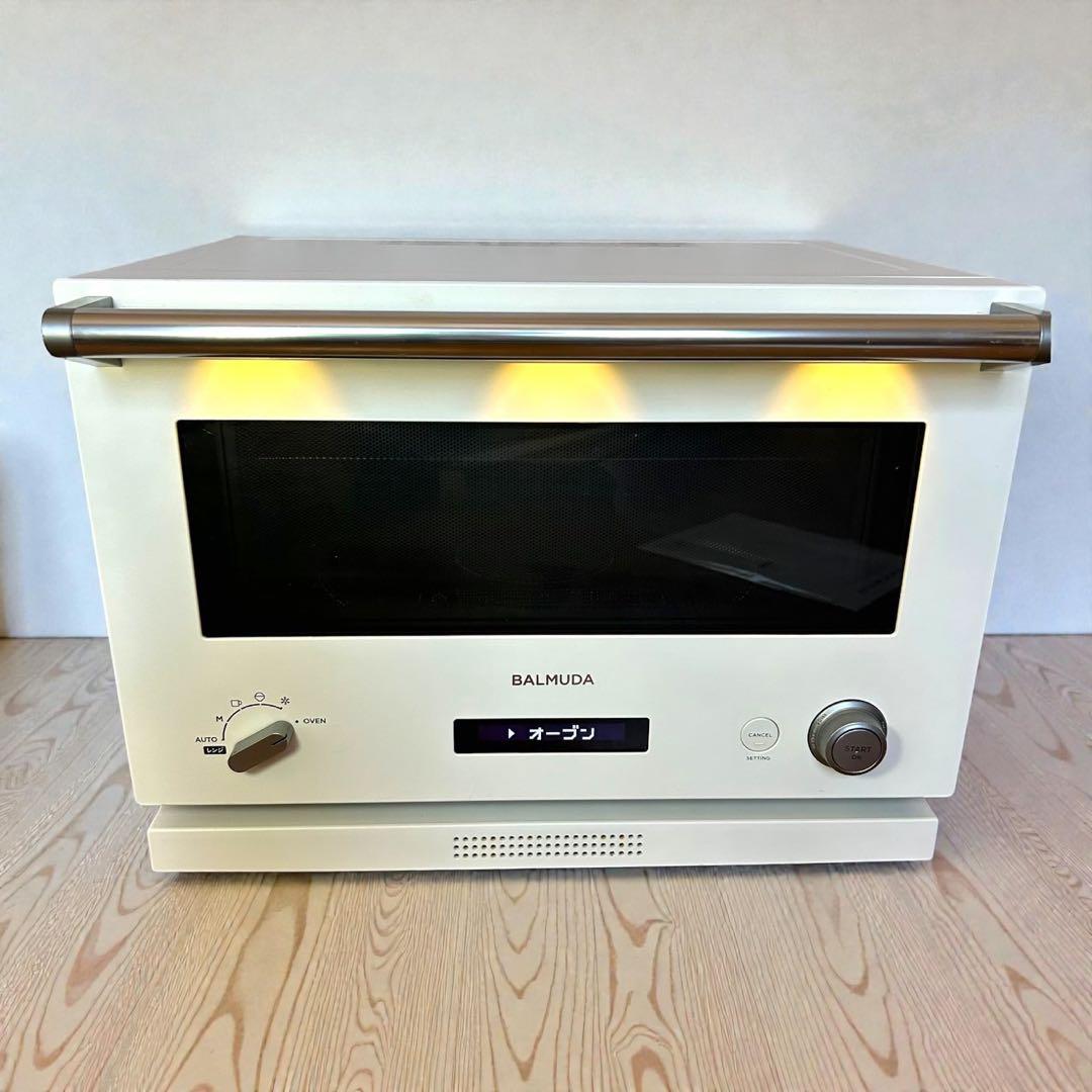 完動✨良品✨大人気❣️BALMUDA K04A-WH オーブンレンジ 2021年製