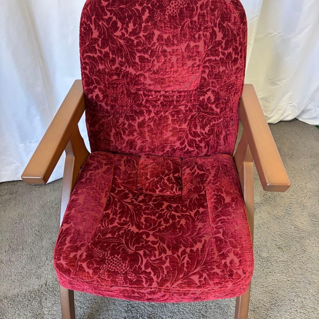 21⭕️展示品　ポスチャーサポートチェア　PSC-IV　赤　腰痛対策　設置無料