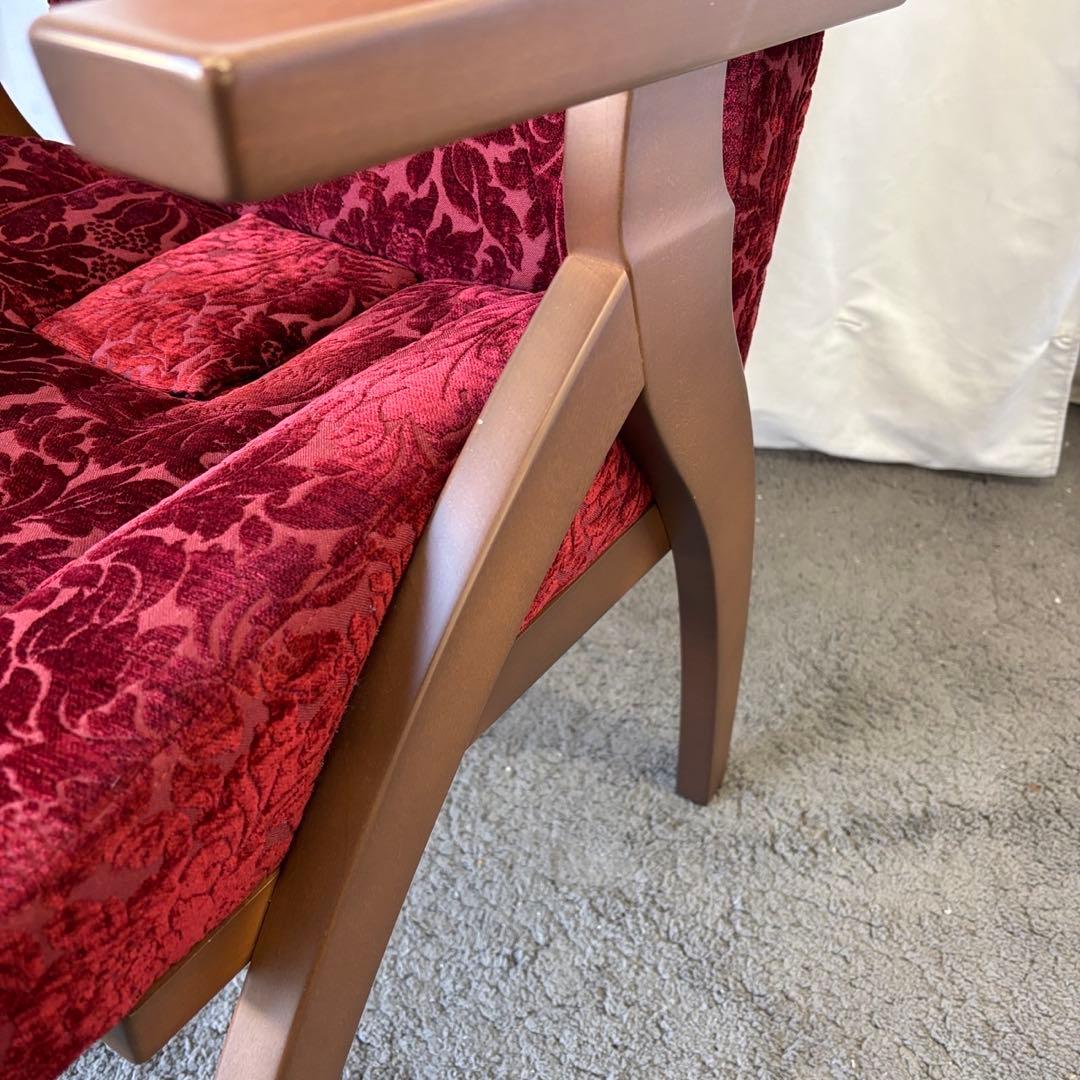 21⭕️展示品　ポスチャーサポートチェア　PSC-IV　赤　腰痛対策　設置無料