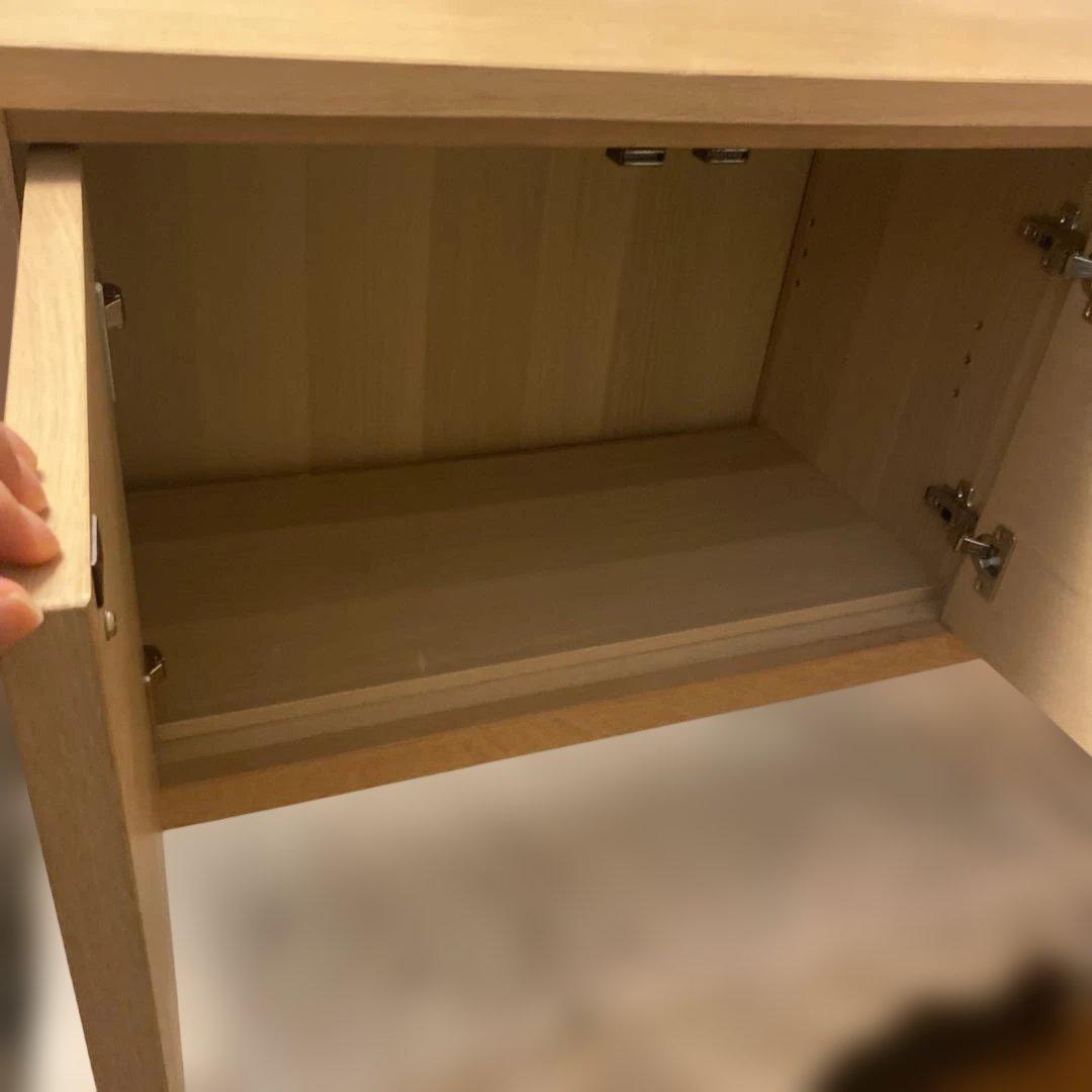 ア*田様 ニトリ　オーランド　ナチュラルキャビネット 幅約120cm