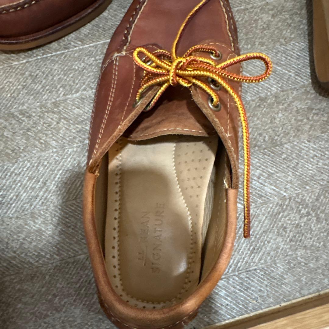 llbean メンズ シグネチャー・ジャックマン・ブルーチャー・モック　完売品