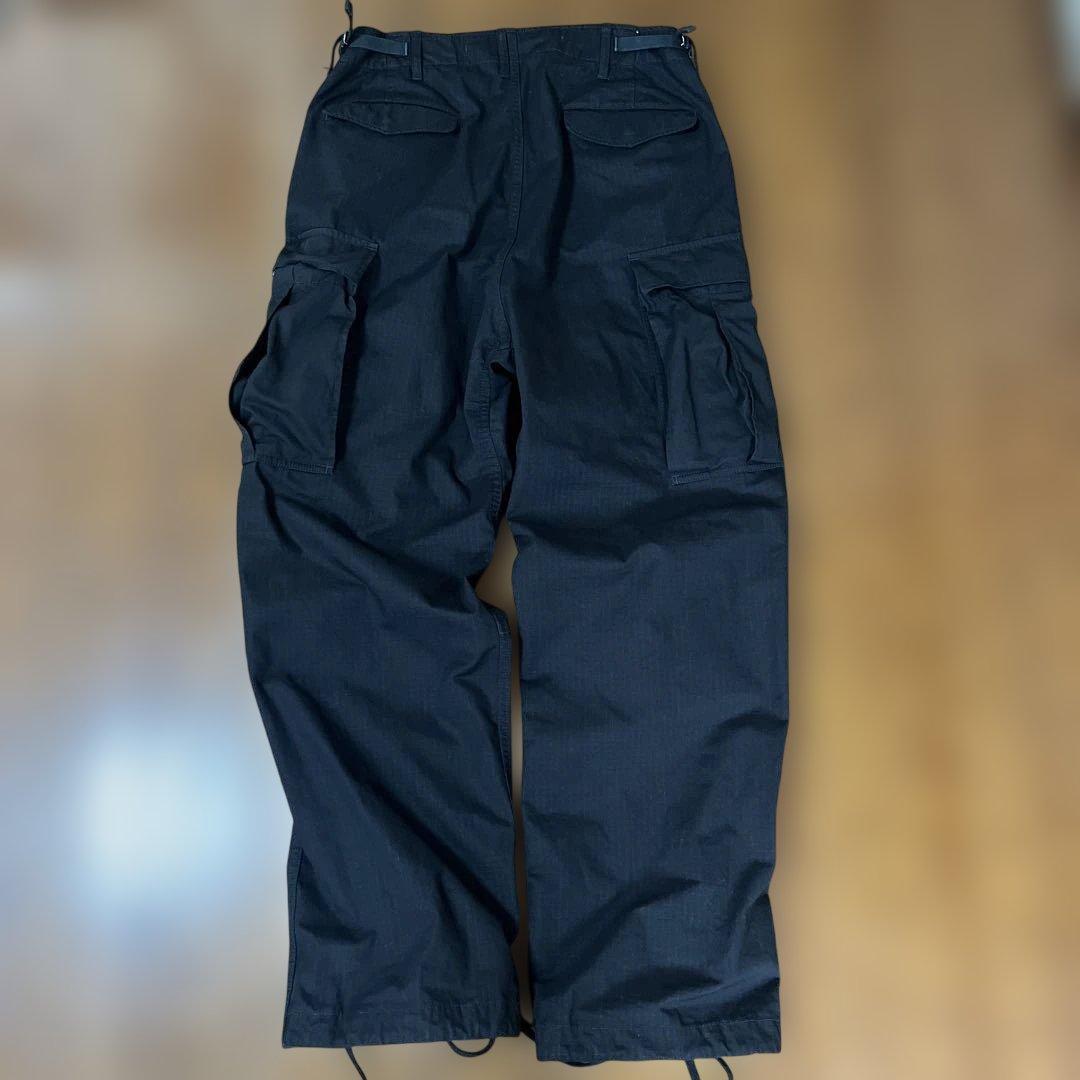2025年製 ナナミカ　カーゴパンツ ブラック　ノースフェイスパープルレーベル