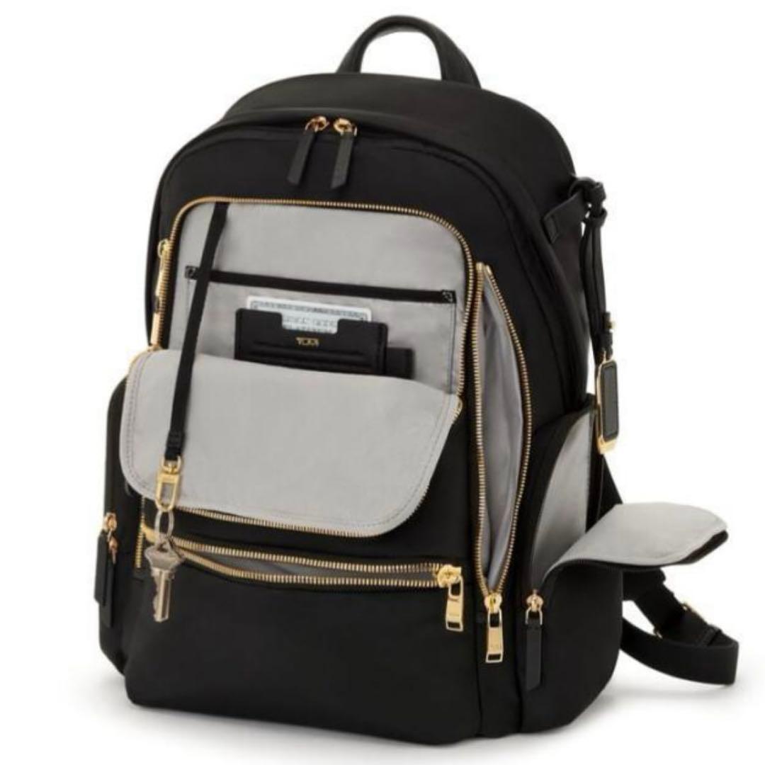 お値引き中　美品　TUMI セリーナ ゴールドジッパー　タグあり