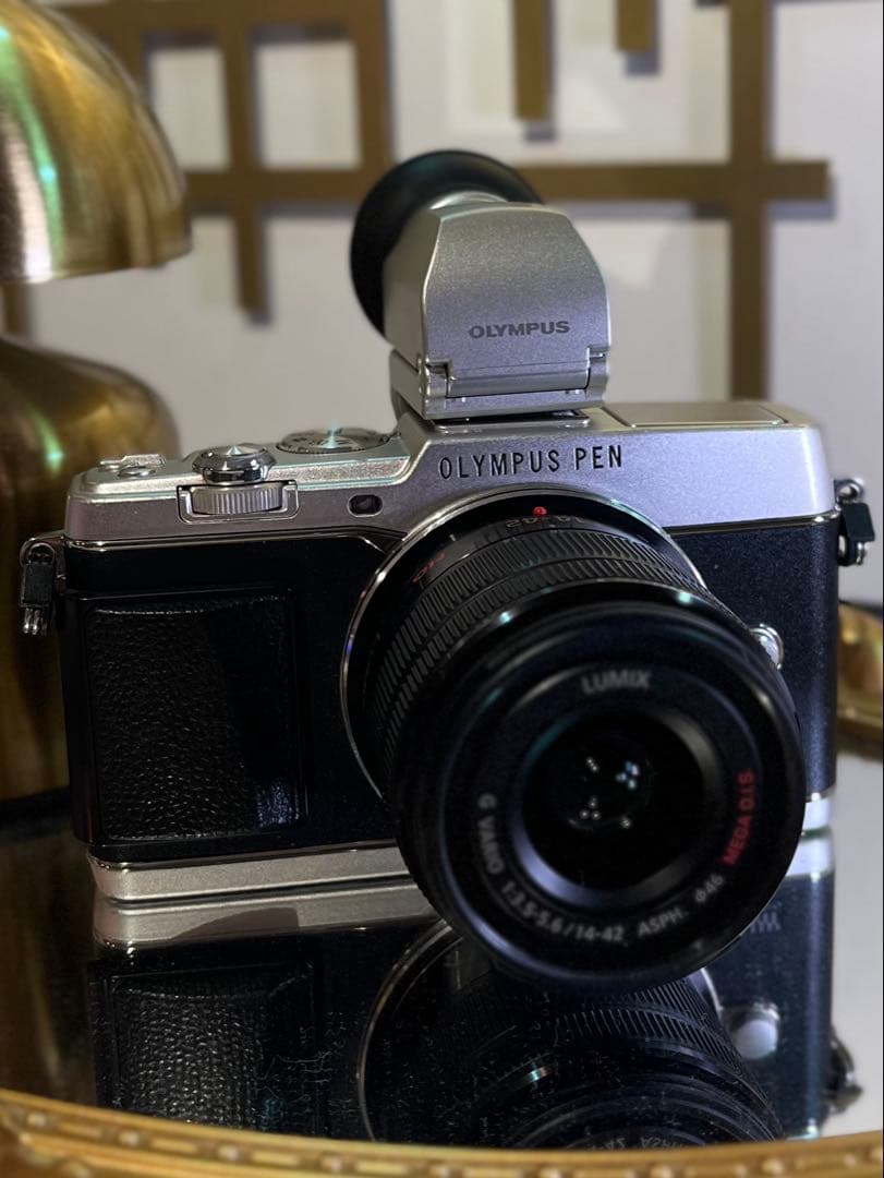 OLYMPUS PEN E-P5 レンズキット 外付けファインダー VF-2付属