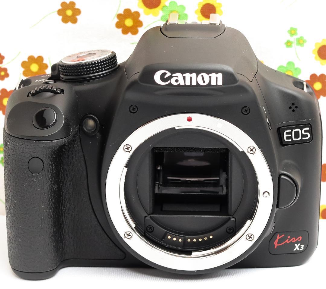 キャノン Canon kiss x3☆動画機能付☆お手頃価格☆スマホに転送