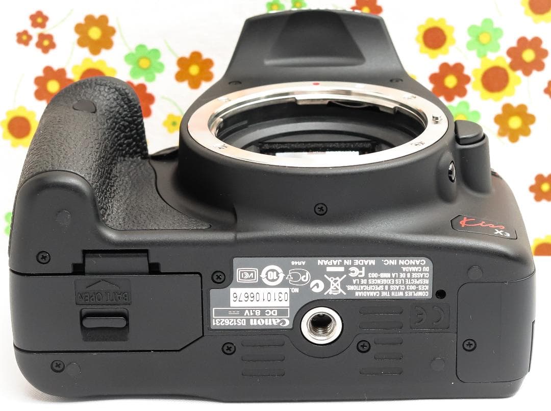 キャノン Canon kiss x3☆動画機能付☆お手頃価格☆スマホに転送