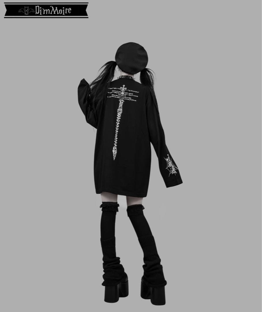 DimMoire Webbed Lullaby ロンT【Black】