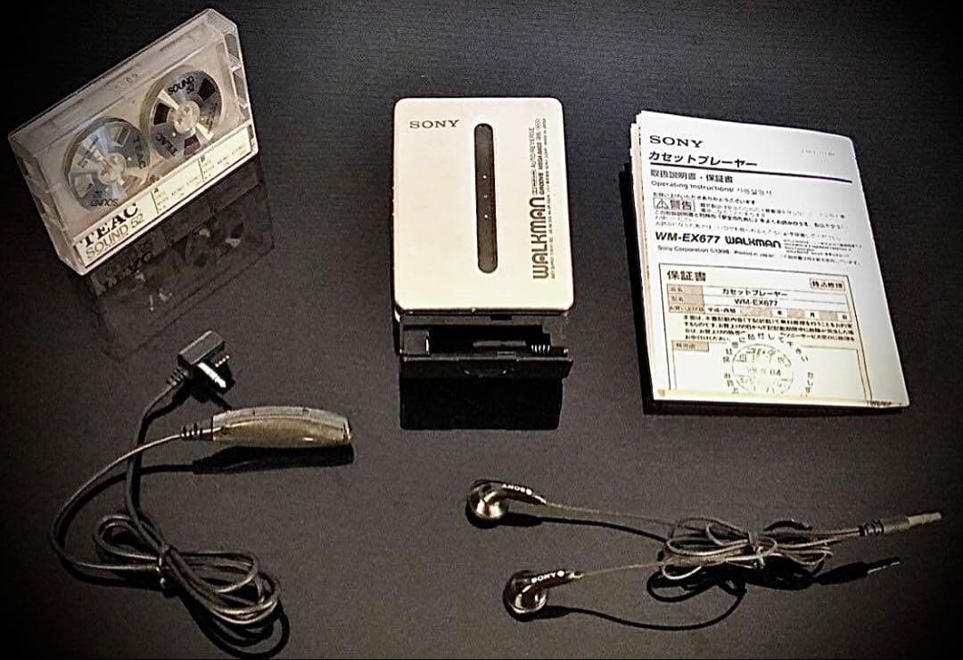 カセットウォークマンSONY WM-EX677「整備済み、完動美品」