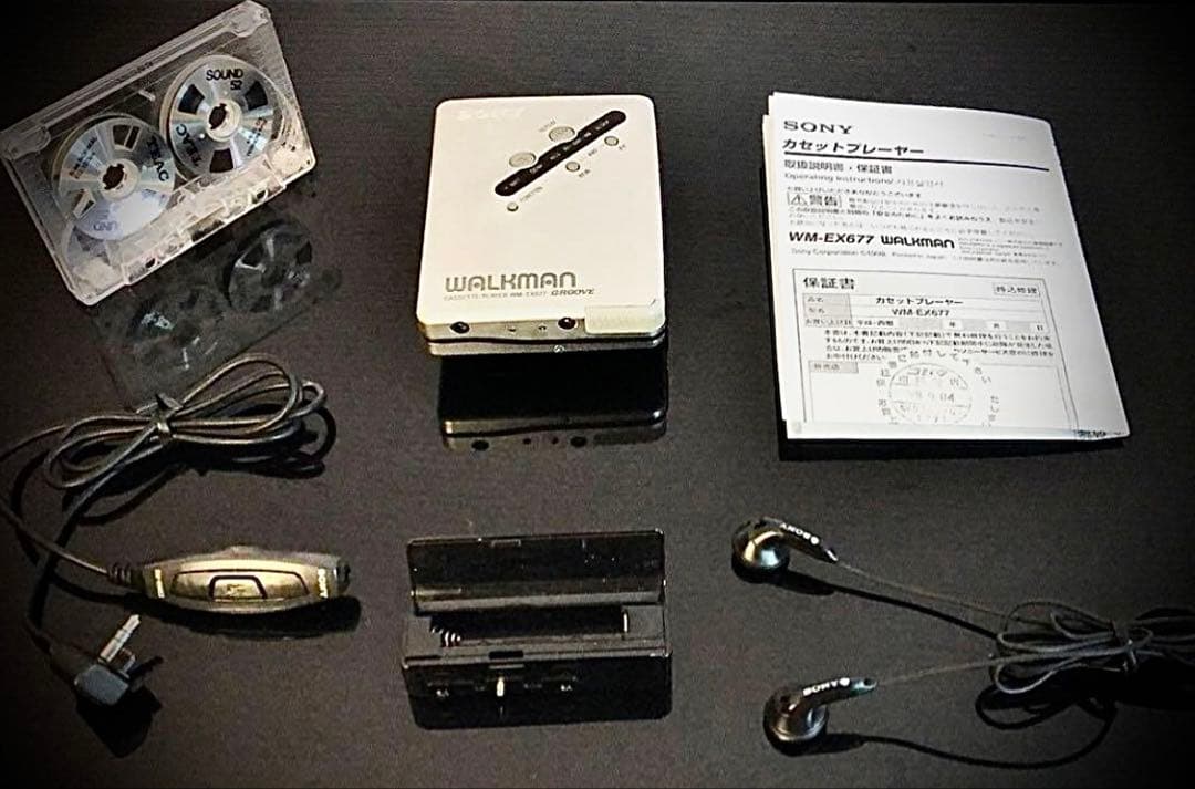 カセットウォークマンSONY WM-EX677「整備済み、完動美品」