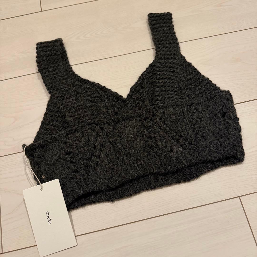 anuke ✴︎ Cable Knit Bustier