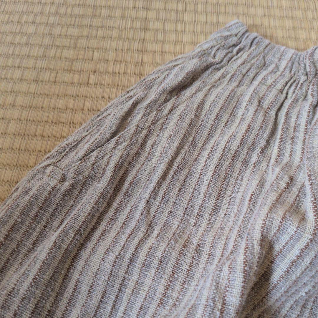 うさと　うさと服　ストライプ サルエル　モモンガパンツ