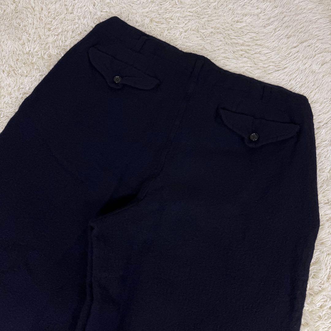 24AW コムデギャルソンシャツ ウール縮絨 パンツ