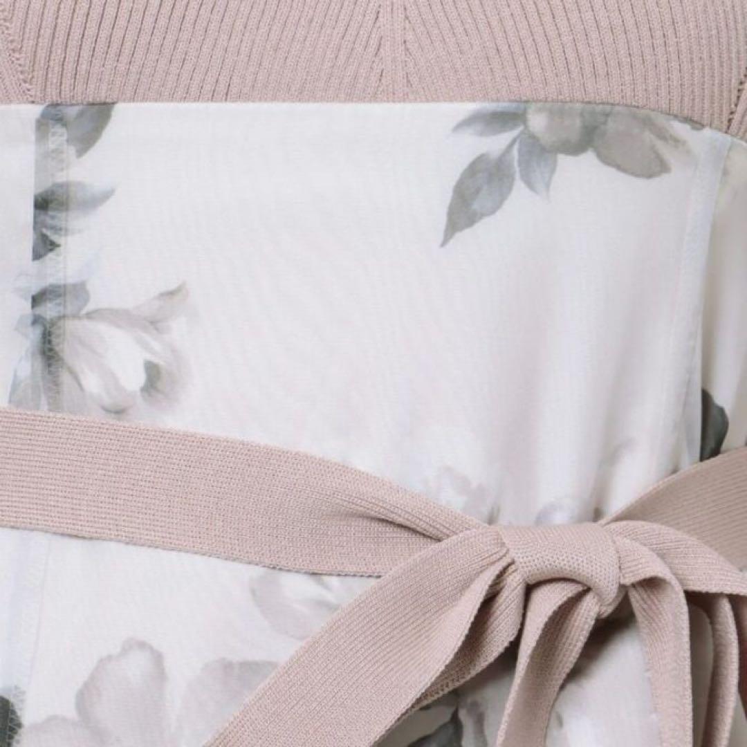 【極美品】マーキュリーデュオ　フラワードッキングロングスリーブワンピース　極美品